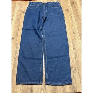 Field N Forest Jeans, Men's Size 34x32, Blue, Denim, Straight Leg 42" Length
